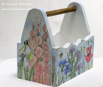 Painted Planter Tote